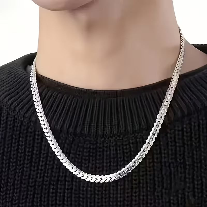 50cm Sterling Silver Curb Chain