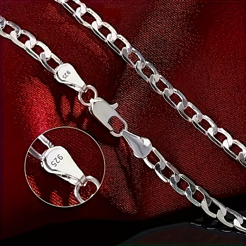50cm Sterling Silver Curb Chain