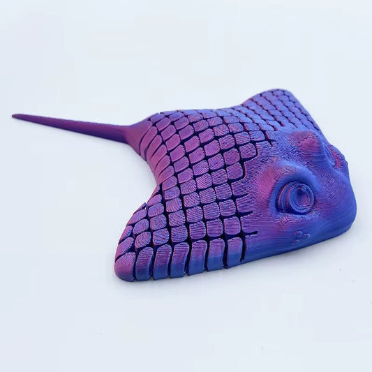 Super Flexy Stingray Red Blue 16.5 cm