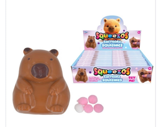 Capybara Squishy with Bobbles
