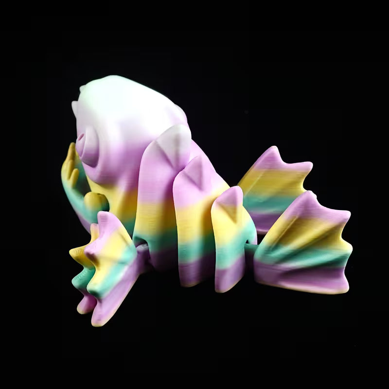 3d articulated smily piranha