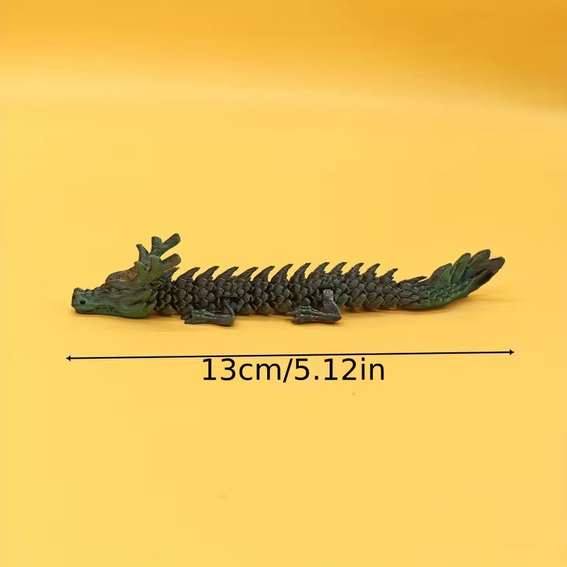 3d articulated dragon 13cm in length