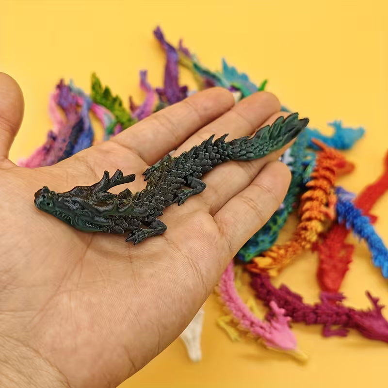 3d articulated dragon 13cm in length
