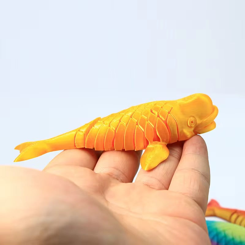 Super Flexi articulated Sperm whale Rainbow