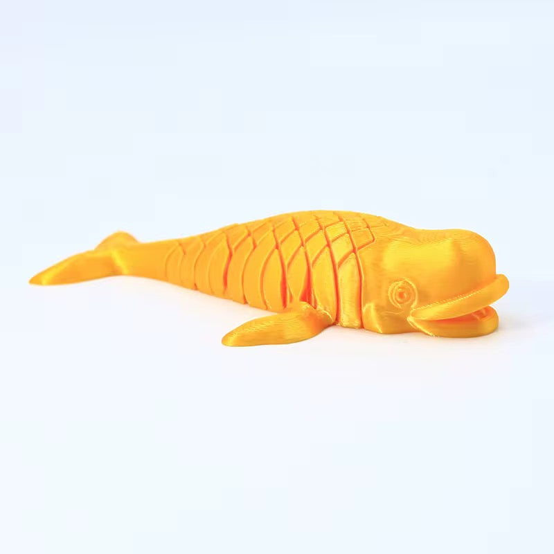 Super Flexi articulated Sperm whale Rainbow