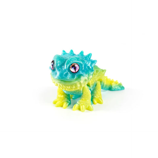 Super Flexi Articulated Fun Bearded Dragon 9cm Sunset