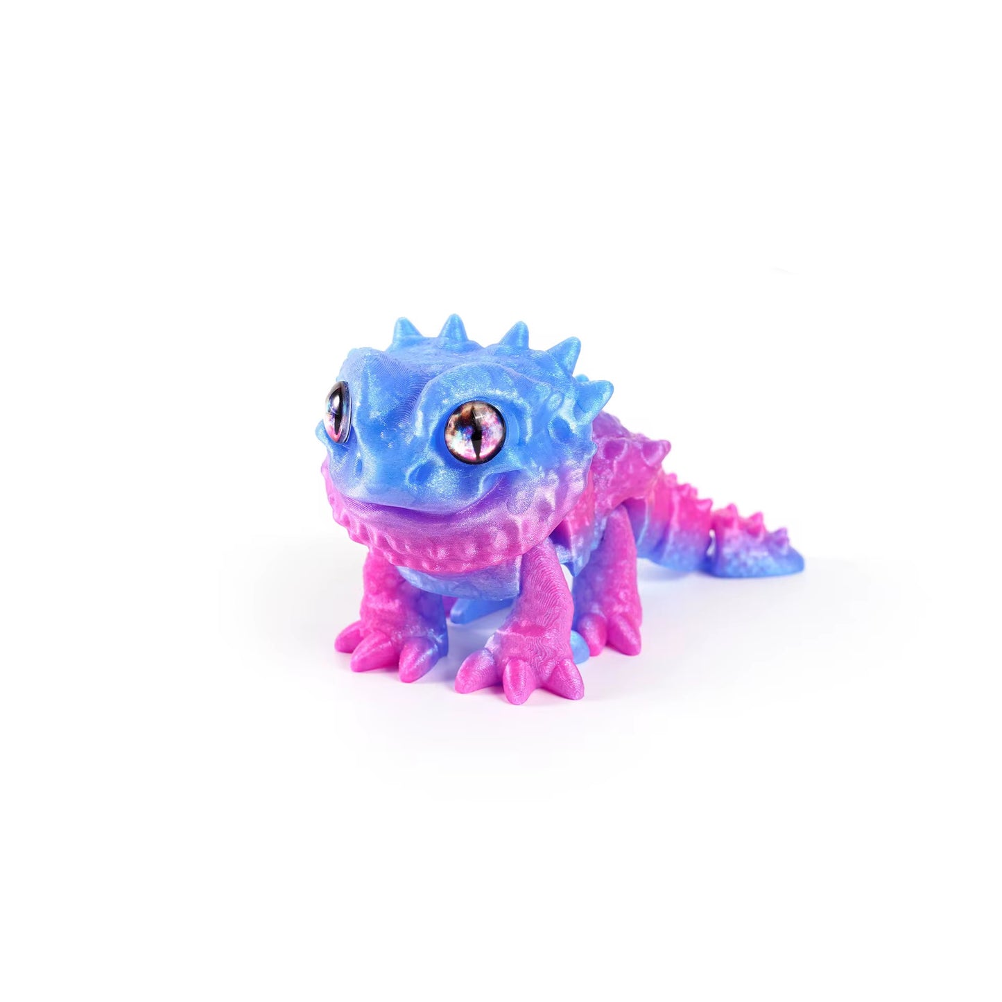 Super Flexi Articulated Fun Bearded Dragon 9cm rainbow