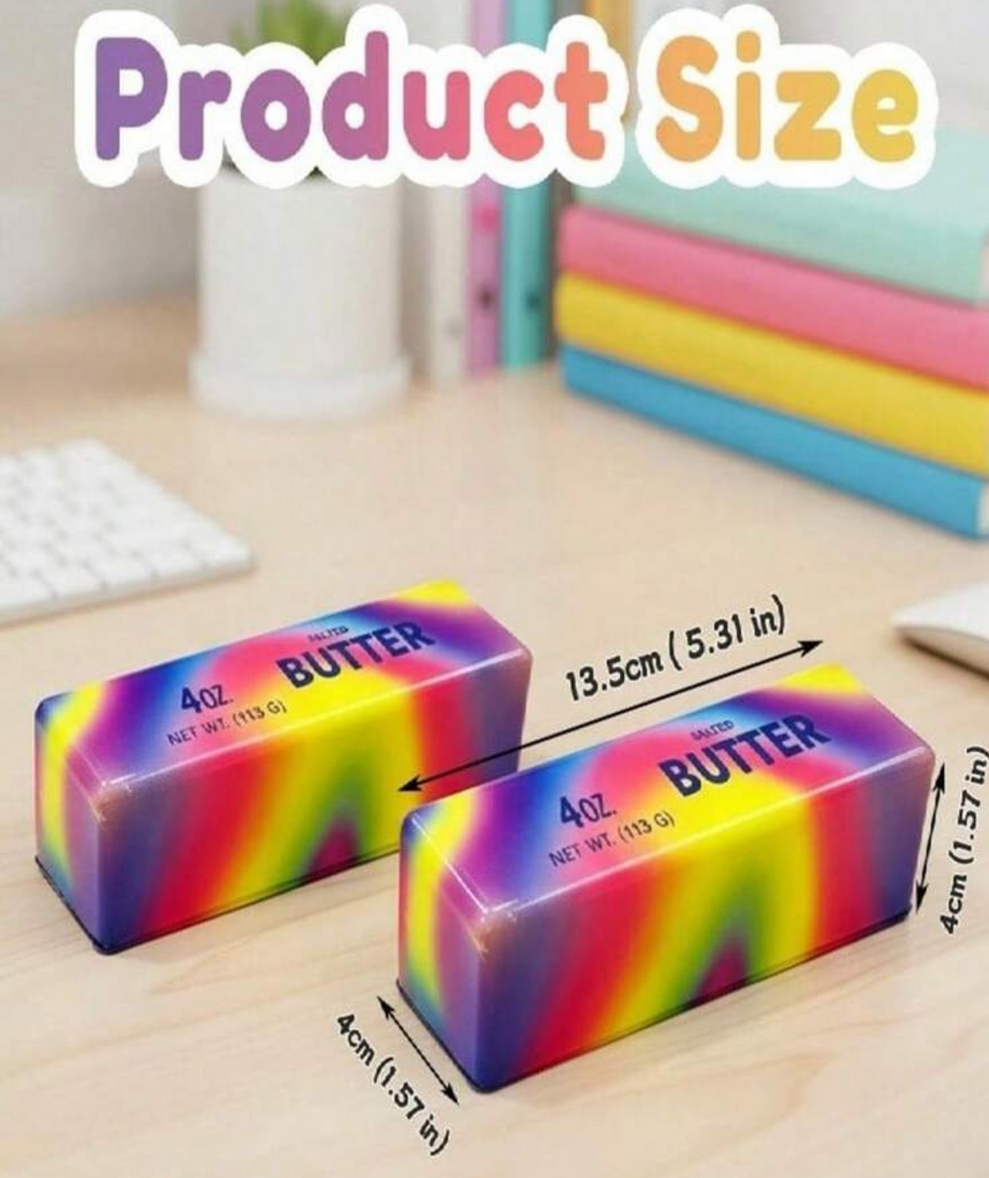 rainbow butter squishy