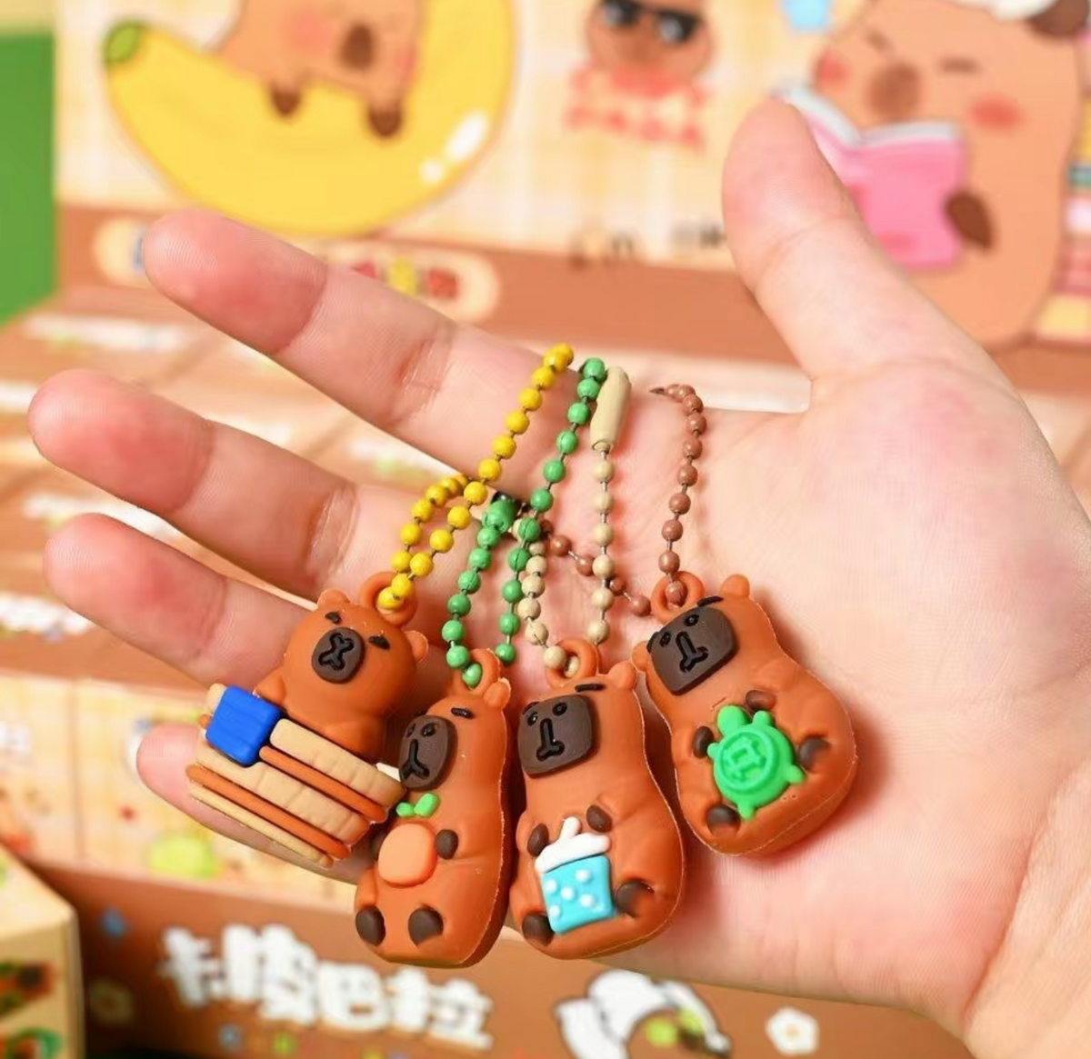 Capybara Keychains