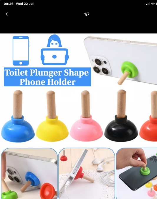 Plunger Mobile phone Stands
