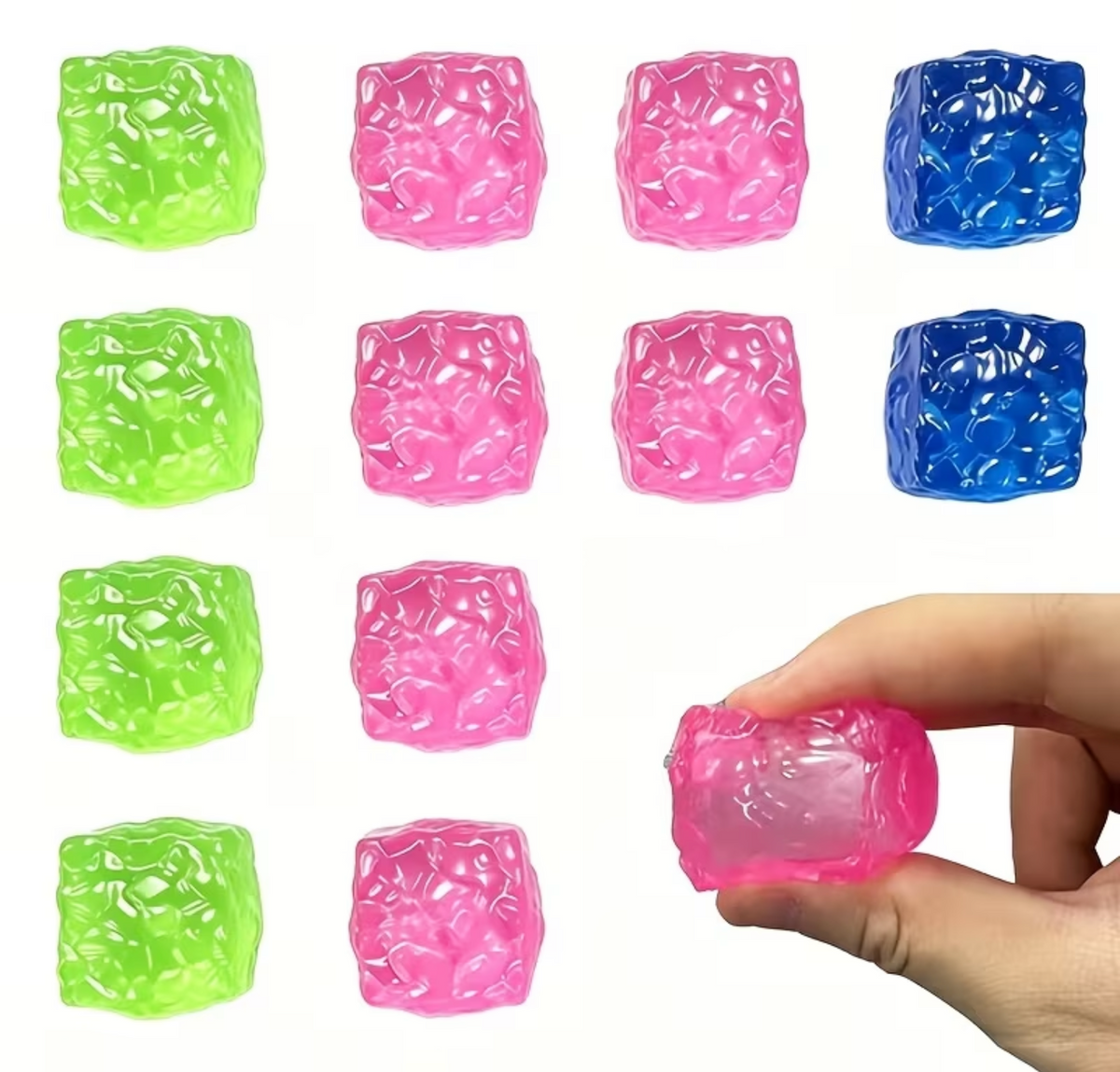 Textured Maltose Cube Squishy
