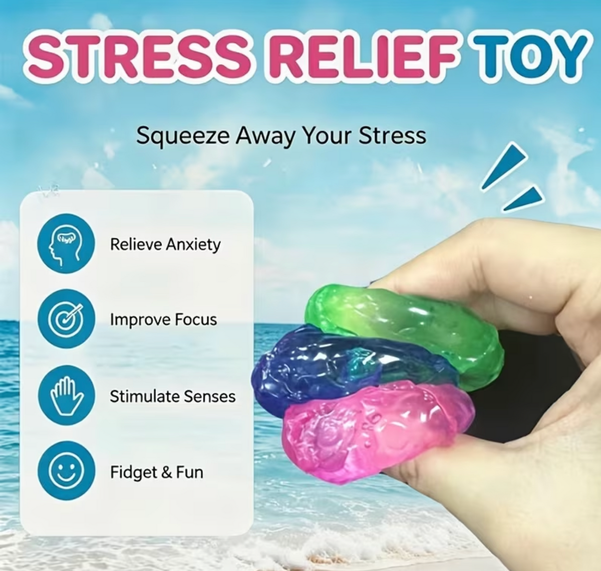Textured Maltose Cube Squishy