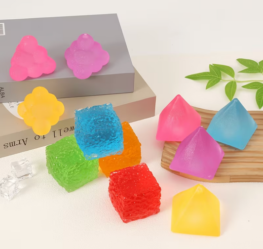 Textured Maltose Cube Squishy