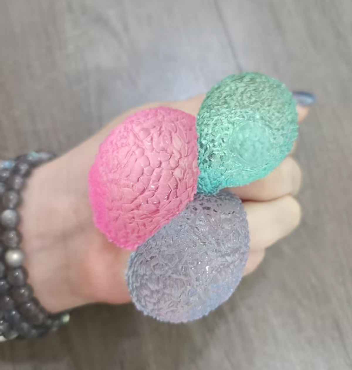 Textured maltose balls
