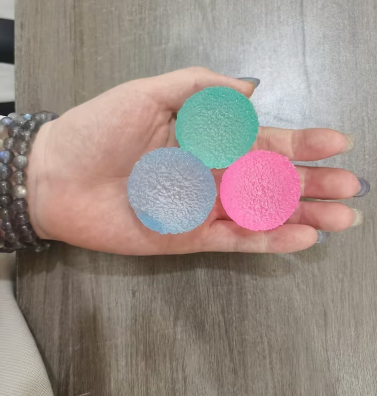 Textured maltose balls