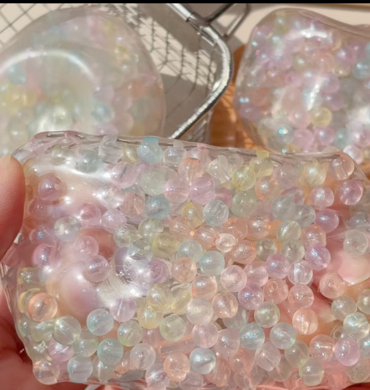 Pearl Crunchy Handmade squishy