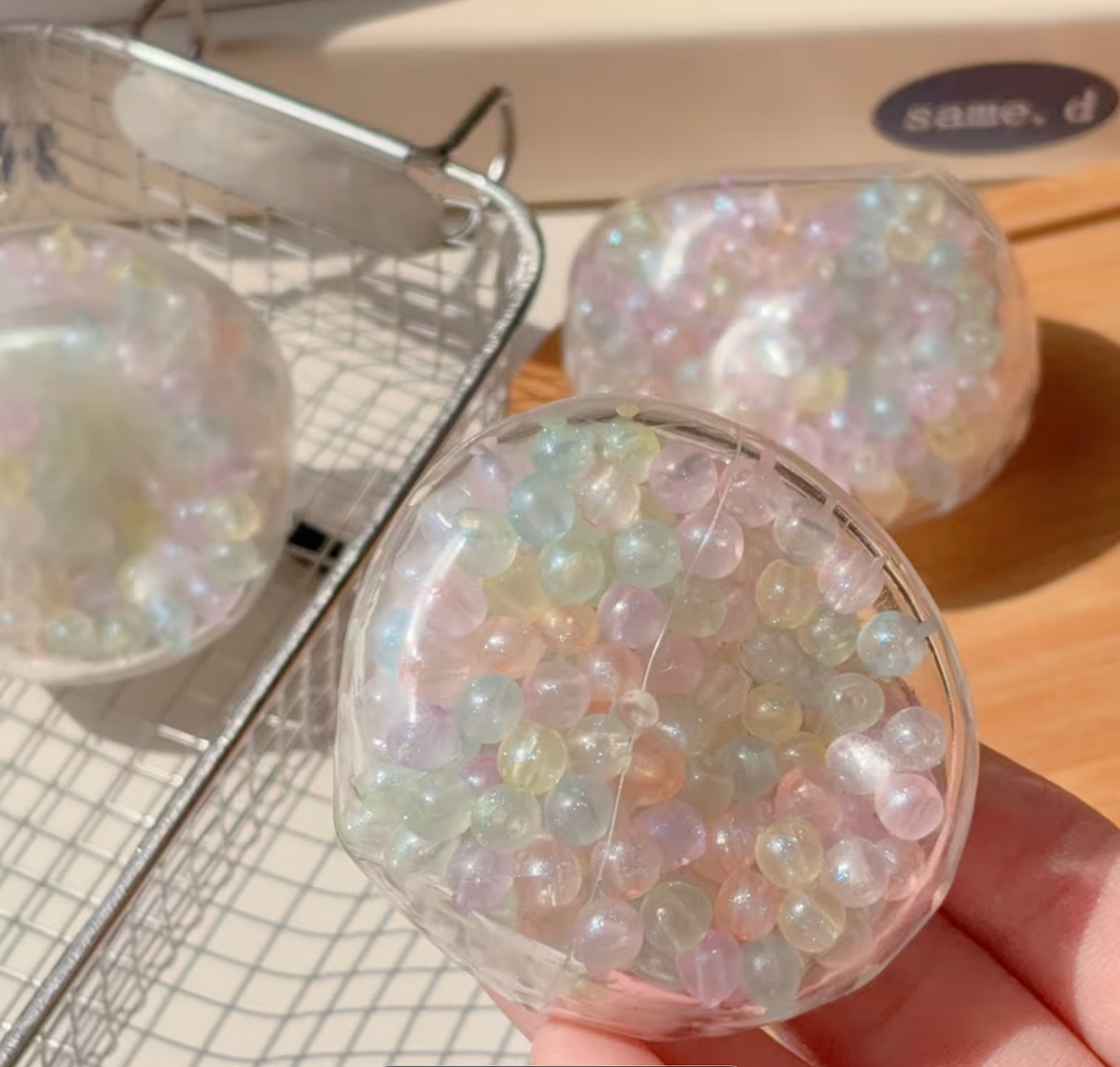 Pearl Crunchy Handmade squishy