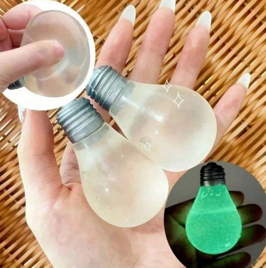 Glow in the dark Light bulb Squishy