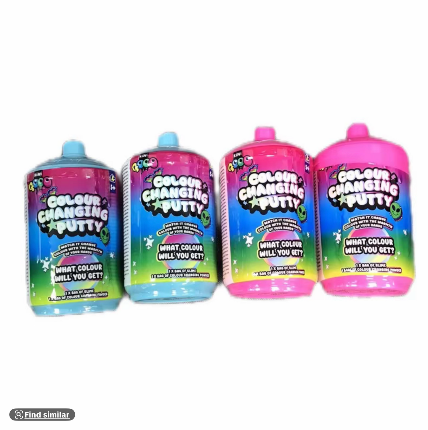 Colour changing putty