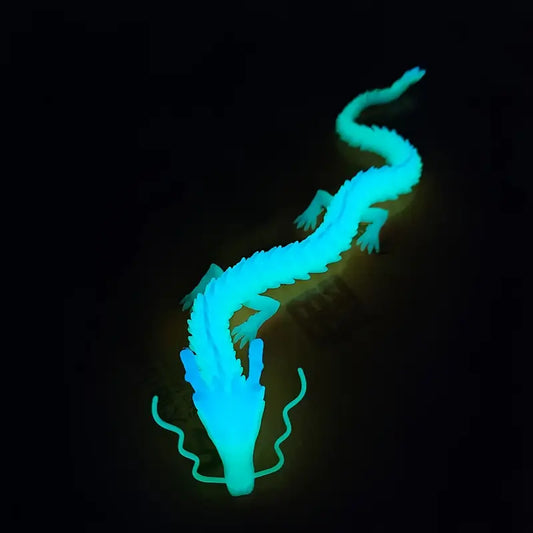 Glow In The Dark Flexi Articulated Dragon 30cm 11.81in
