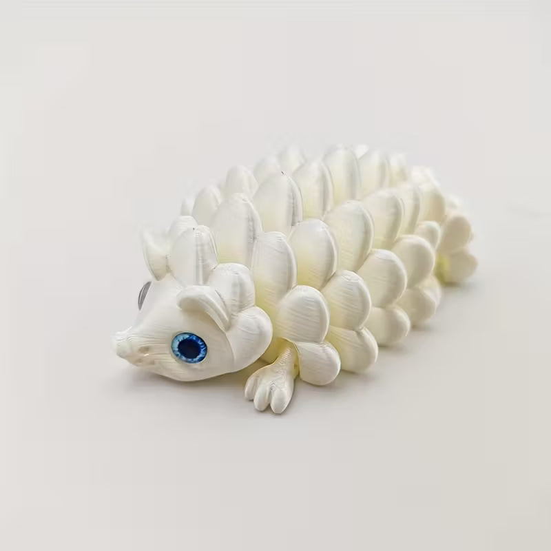 Flexi Articulated Hedgehog Red Blue Green