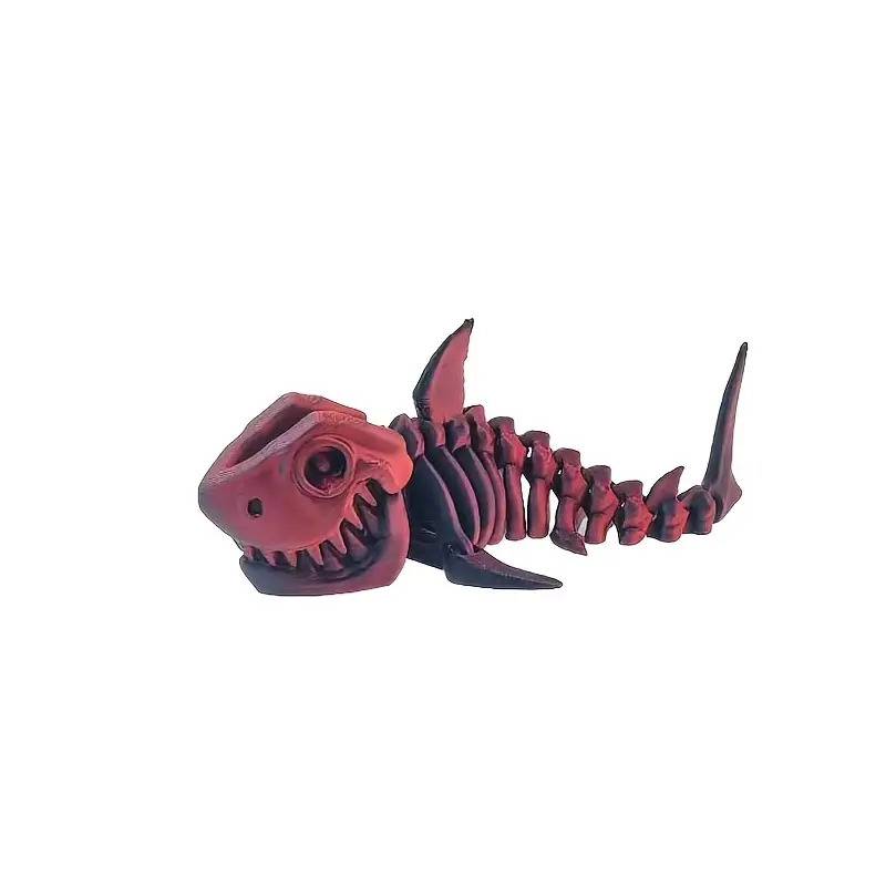 Flexi Articulated Multi coloured shark skeleton