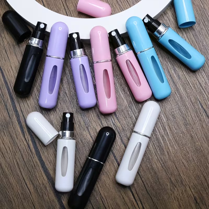 Handy Refillable Travel Perfume spray various colours