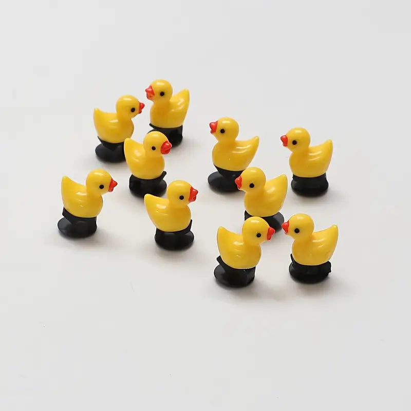 Cute Yellow Duck Shoe Charms
