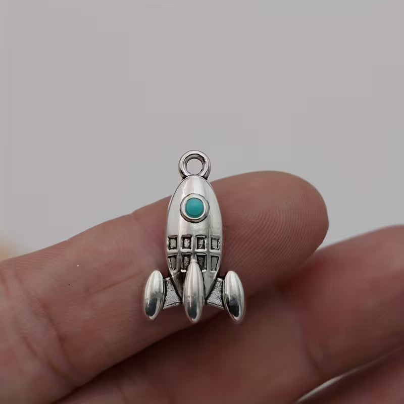 ROCKET SHIP CHARM