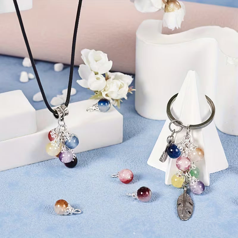 Water Glass Pendant Charm