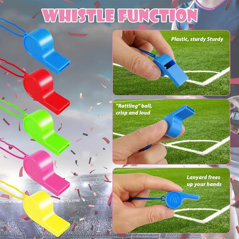 whistles various colours