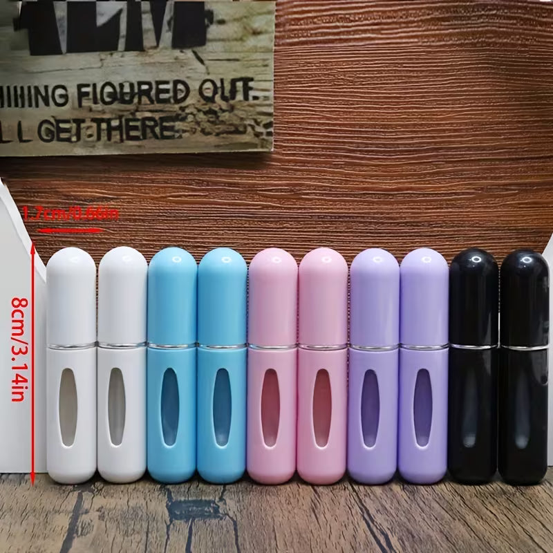 Handy Refillable Travel Perfume spray various colours