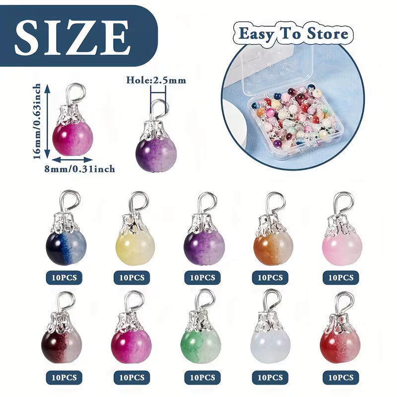 Water Glass Pendant Charm