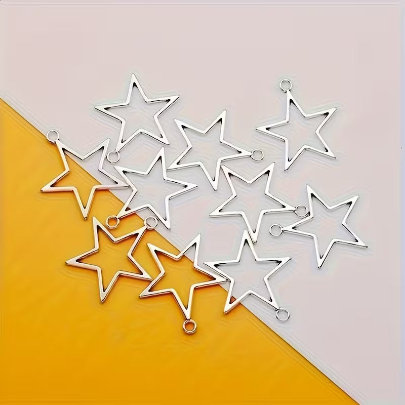 Geometric Star Charm