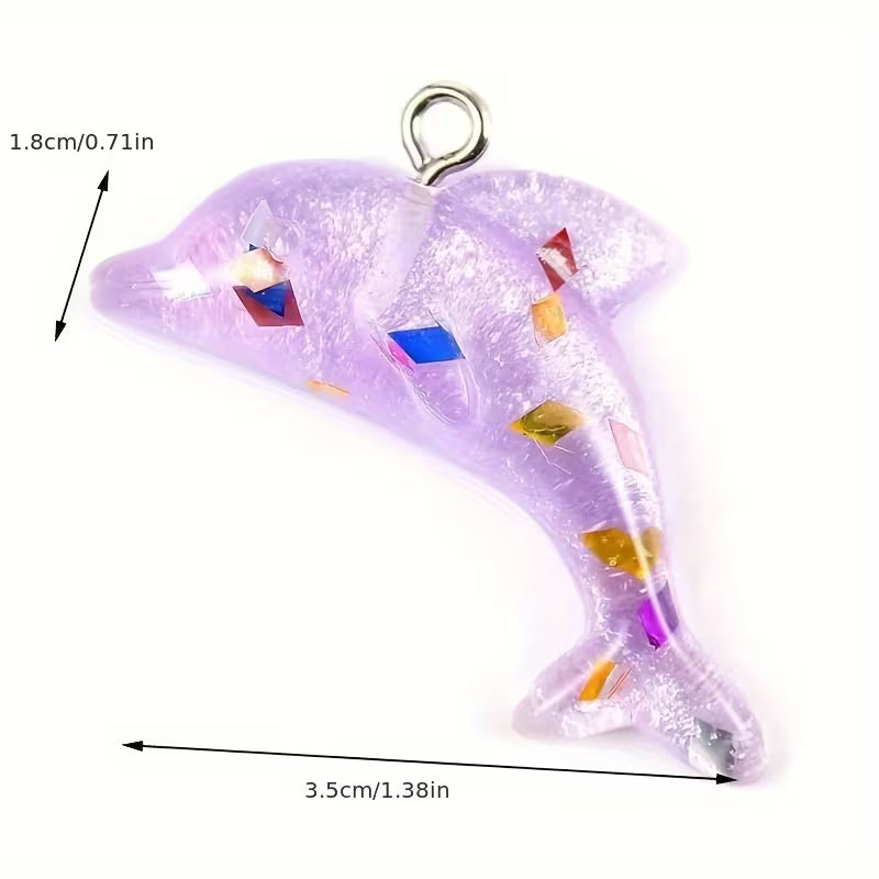 Resin Dolphin Charm
