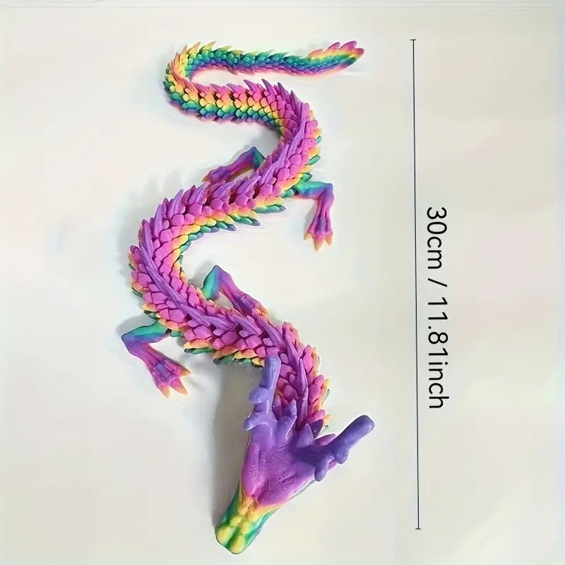 MEDIUM FLEXI ARTICULATED DRAGON 11.81 in