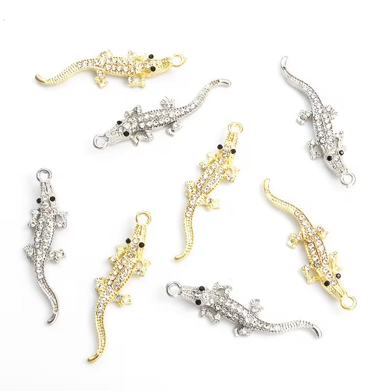 RHINESTONE CROCODILE CHARM