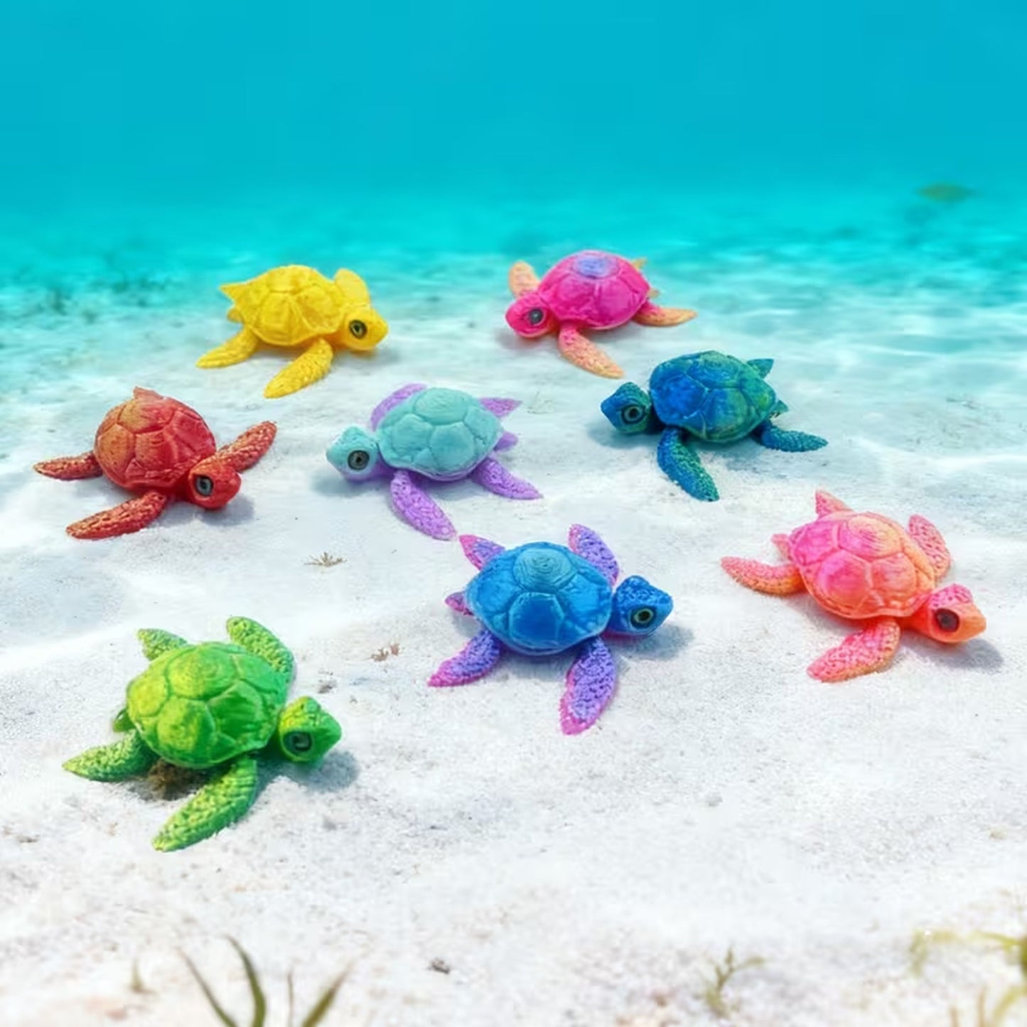 3d articulated small turtle.