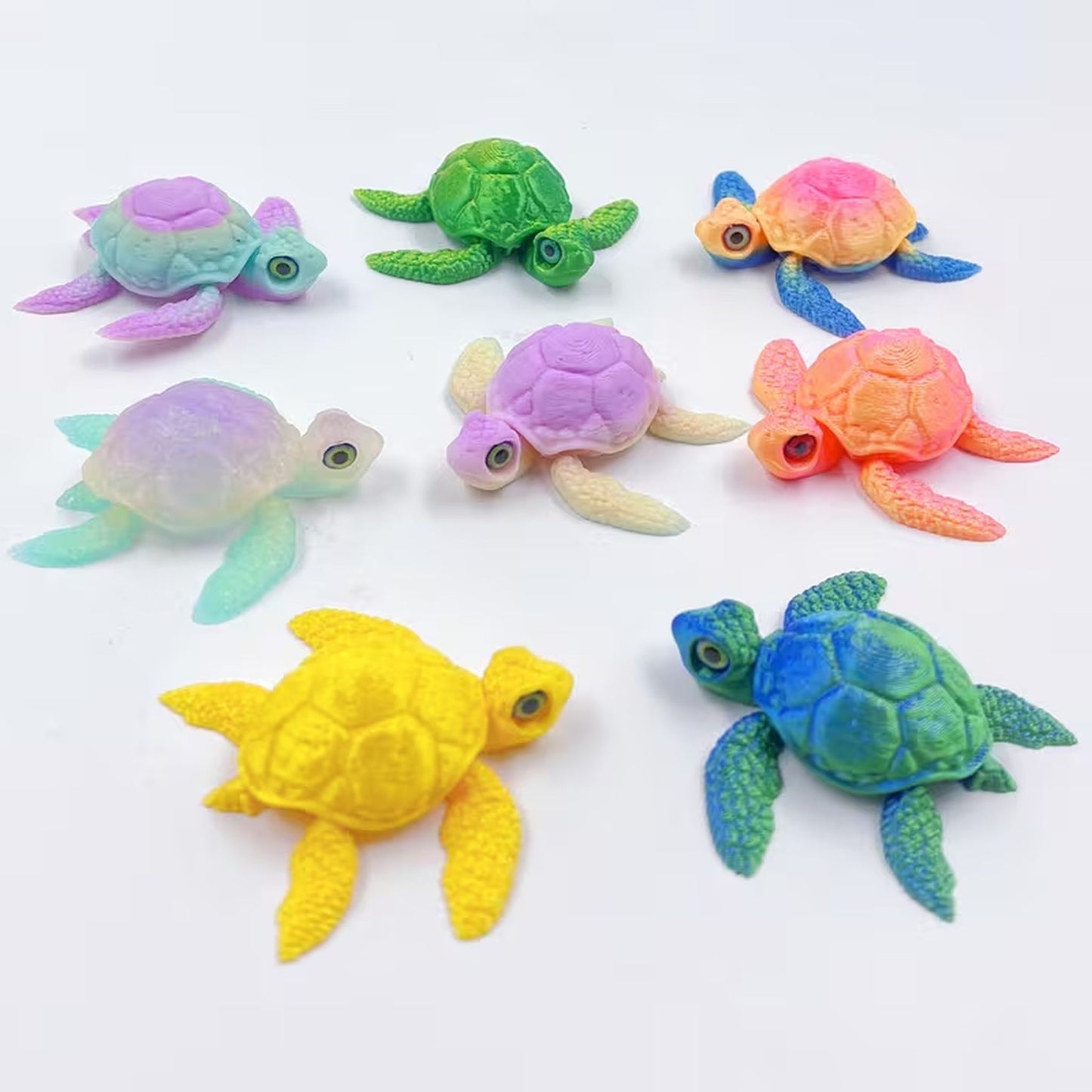 3d articulated small turtle.