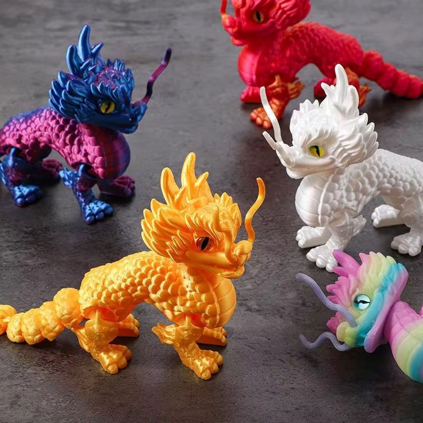 3d articulated Chinese dragon
