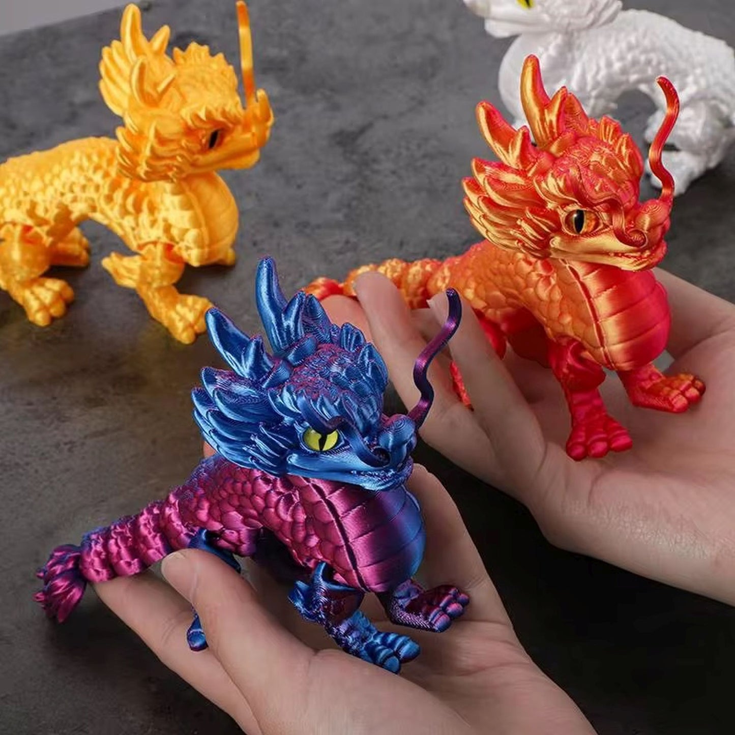 3d articulated Chinese dragon