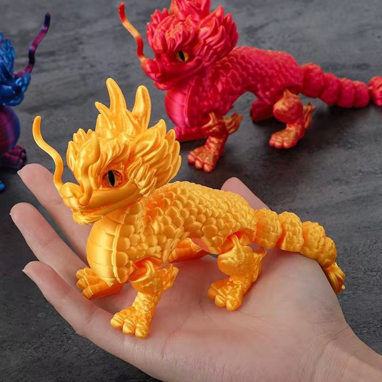 3d articulated Chinese dragon