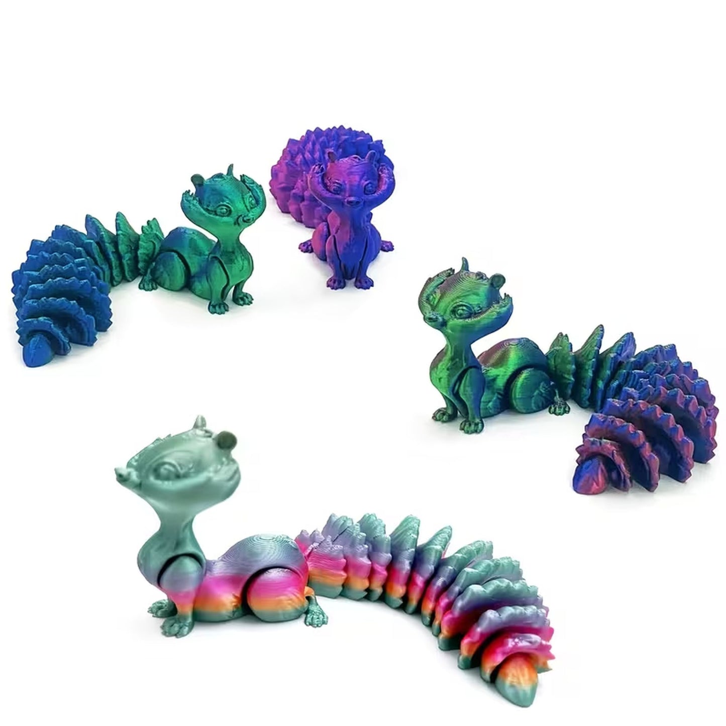 3d articulated squirrel