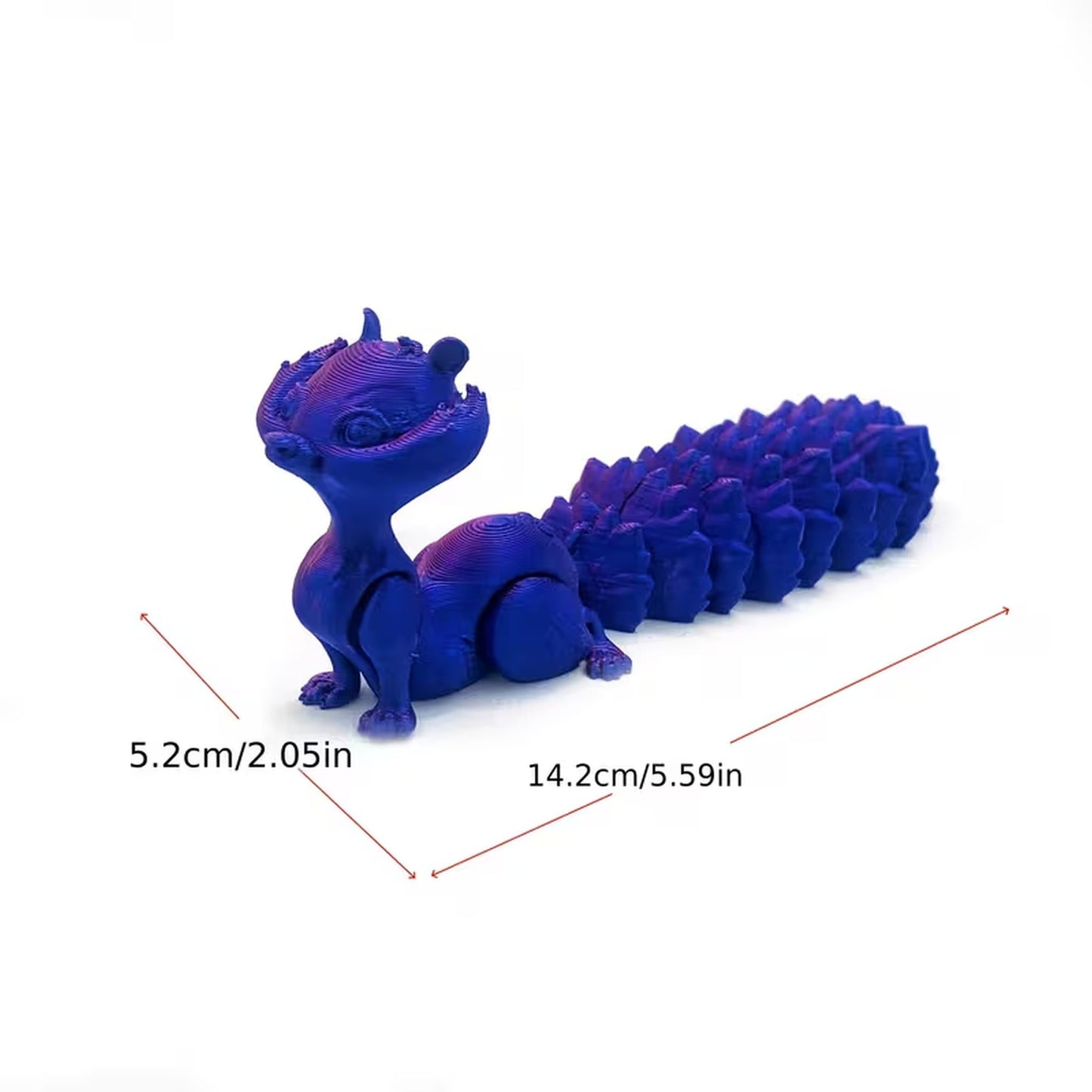 3d articulated squirrel