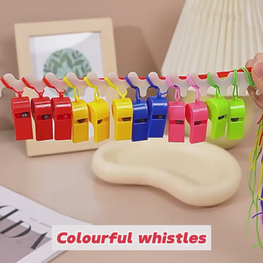 whistles various colours