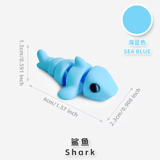 Mini Pocket Palz 3d Articulating Flexi Shark
