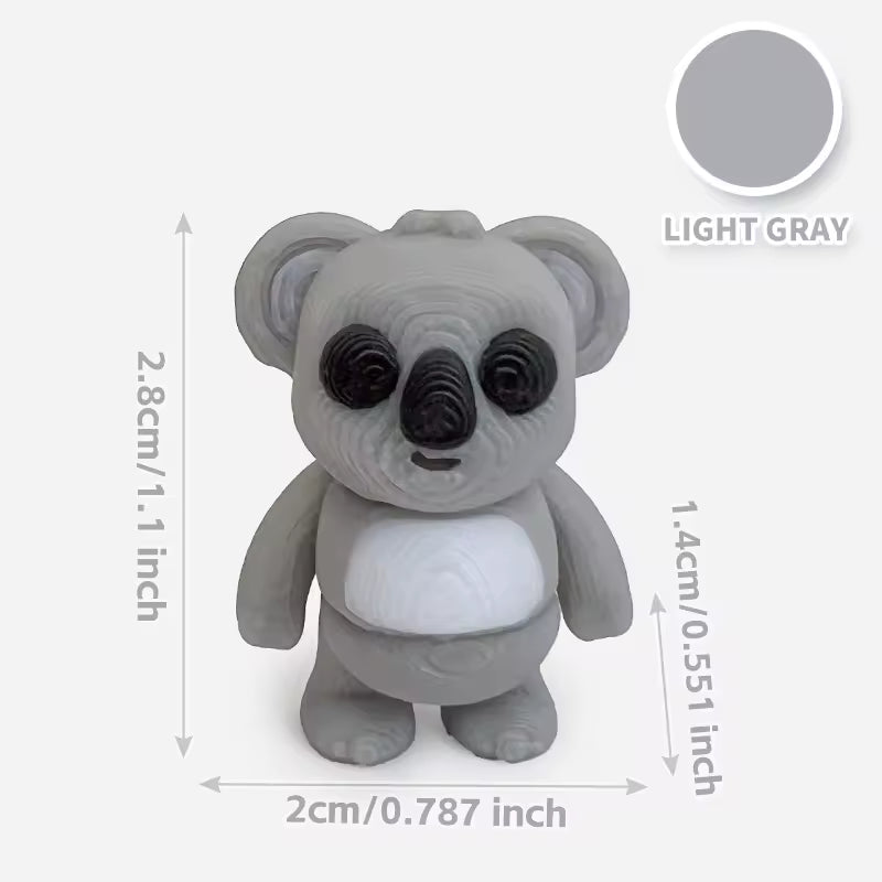Mini Pocket Palz 3d Articulating Flexi Stand up Koala
