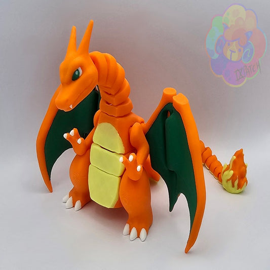 Charizard Pokeman Flexi Dragon