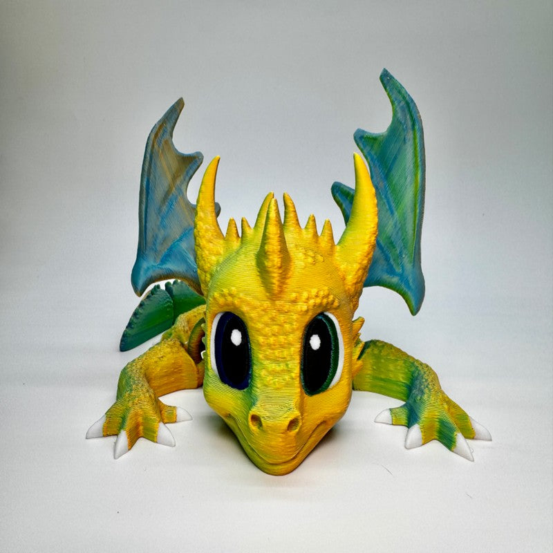 Ryuu full articulated flexi winged dragon