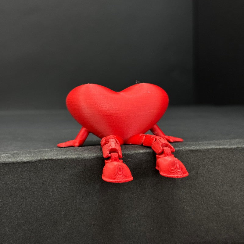 Flexi Articulated heart shelf sitter